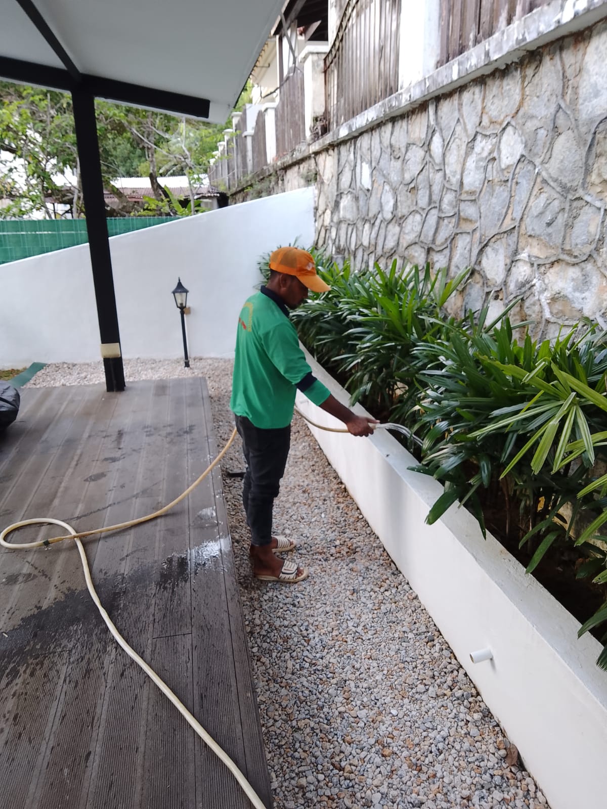Garden Watering and Maintenance